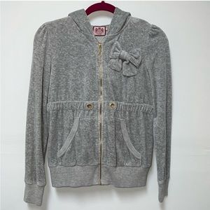 Juicy couture y2k zipper velour hoodie